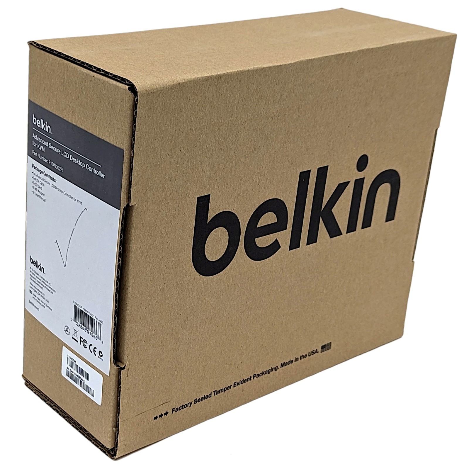 NEW Belkin F1DN002R Advanced Secure LCD Desktop Controller for KVM - 2013 - NIB