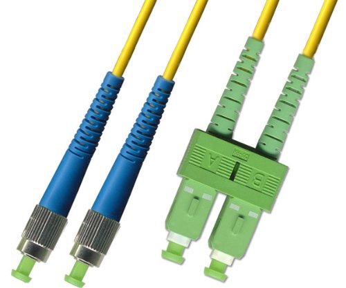 5M Singlemode Duplex Fiber Optic Cable 9/125 FC UPC SC APC Patch Cable Network