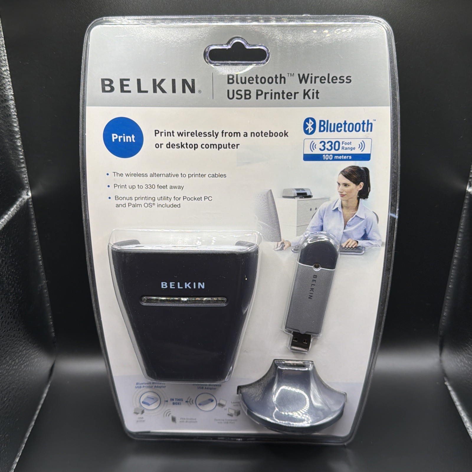 BELKIN Bluetooth Wireless USB Printer Adapter F8T031 for PDA etc