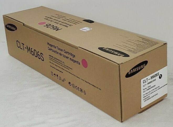 Genuine Samsung CLT-M606S Magenta Toner Cartridge - Brand New OEM