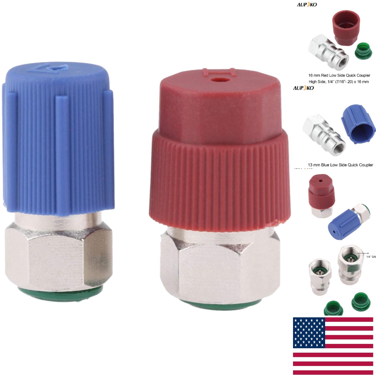 Durable 4-Piece R12 to R134A Conversion Adapter - Easy Installation & Fit