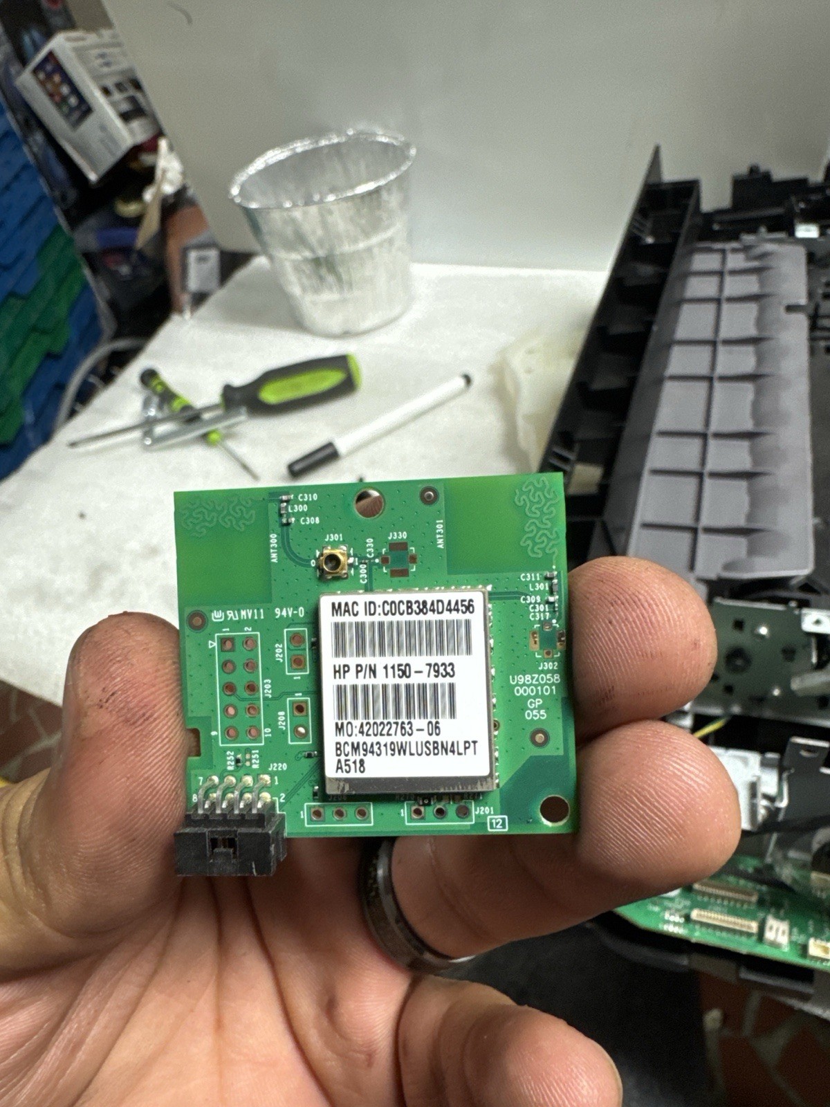 HP DeskJet B210e OEM Wireless Wi-Fi Module | Tested Working