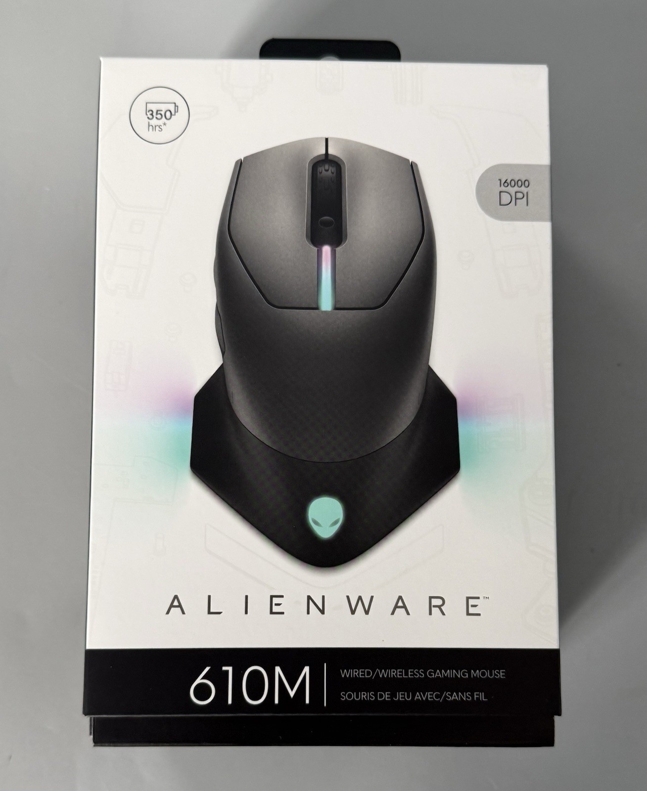 Alienware 610M Wired & Wireless Gaming Mouse — New Factory Sealed