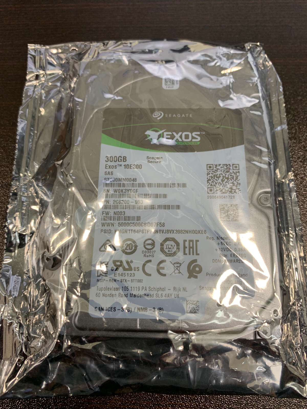 FOR Seagate 300GB Hard Drive 10K 2.5" SAS HDD - ST300MM0048