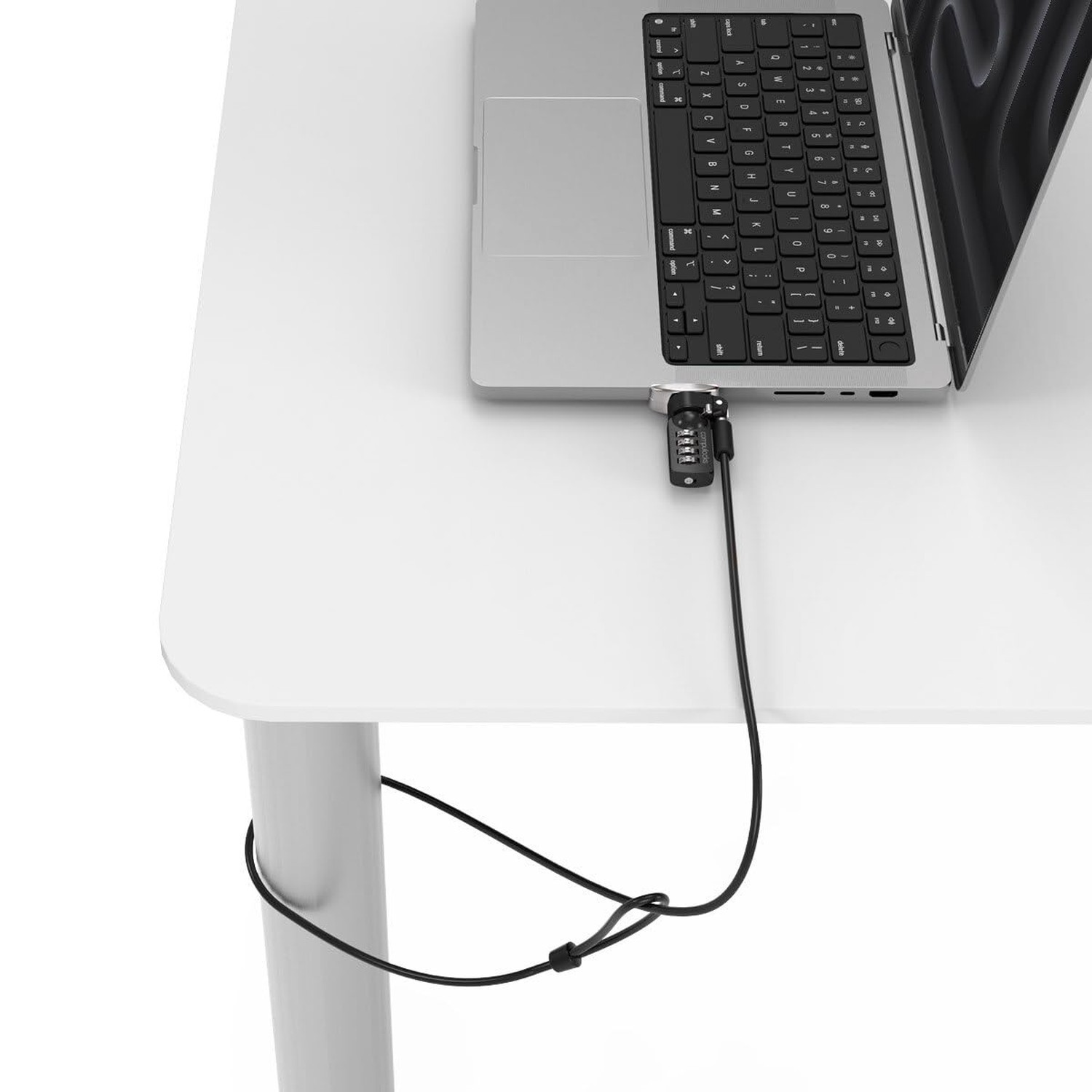 Compulocks Ledge Lock Adapter with Combination Cable Lock for MacBook Pro 14-...
