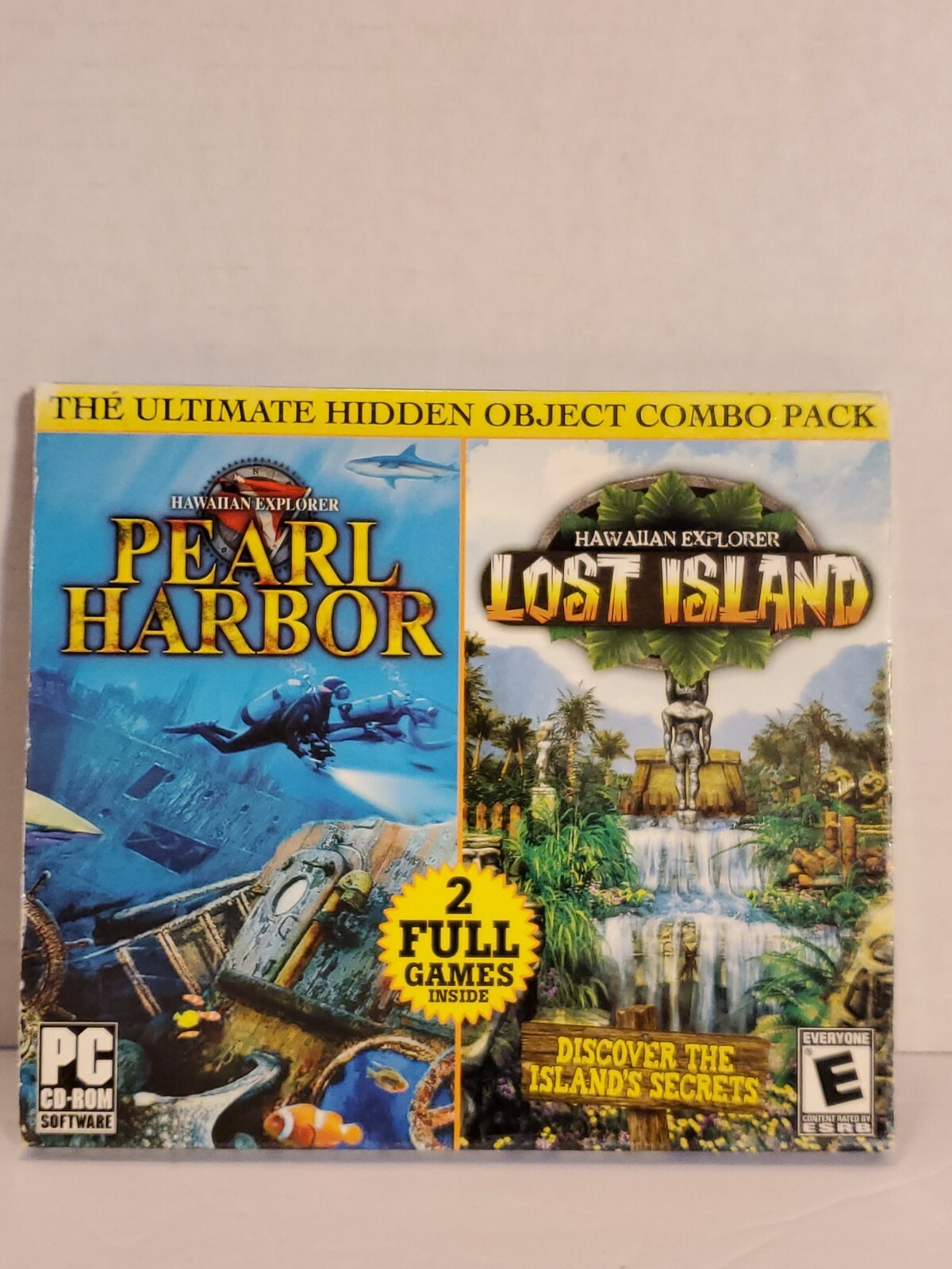 Hawiian Explorer Pearl Harbor and Lost Island 2 Full CD-Rom Games GameMill