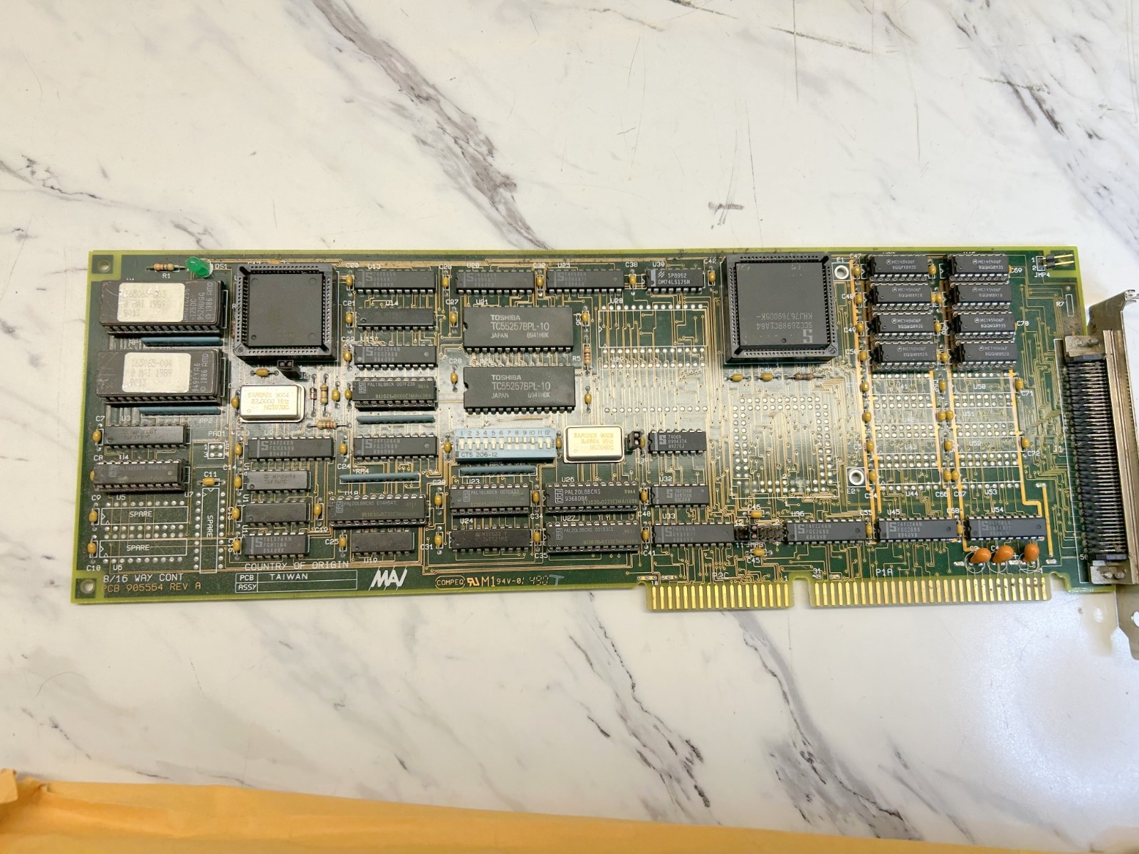 MAI Process Board 8/16  N80C186-16 CPU SCSI