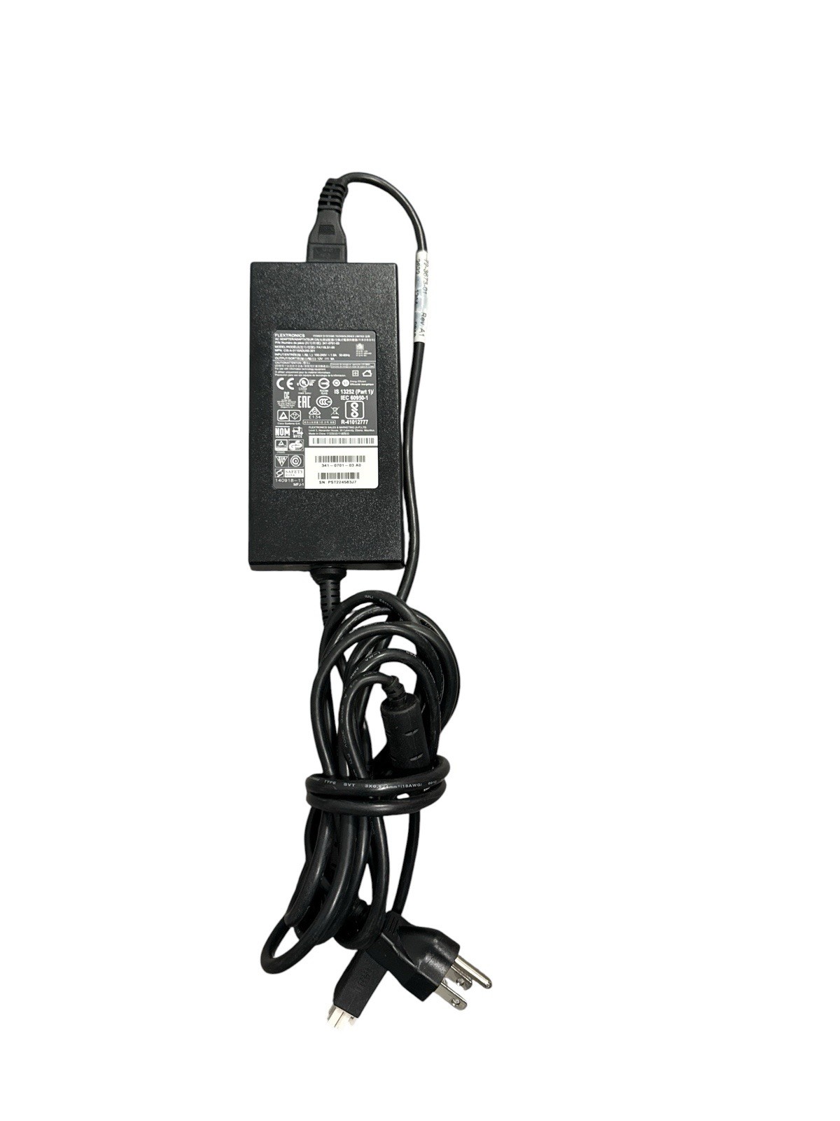 Flextronics 341-0701003 FA110LS1-00 AC Adapter Power Supply w/Power Cord