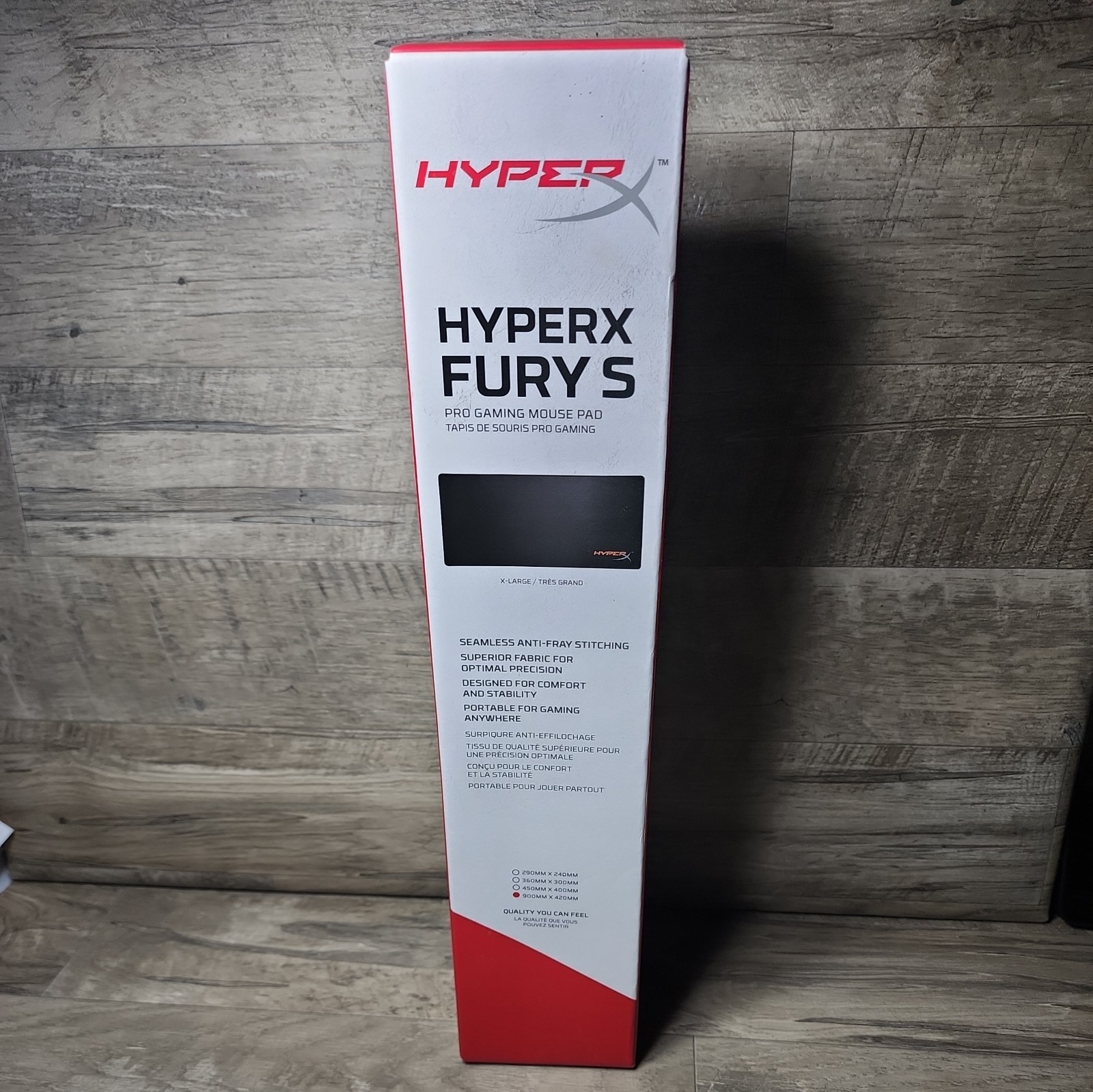 HyperX Fury S Pro Gaming Mouse Mat Pad XL 90cm x 42cm Black NEW IN BOX 