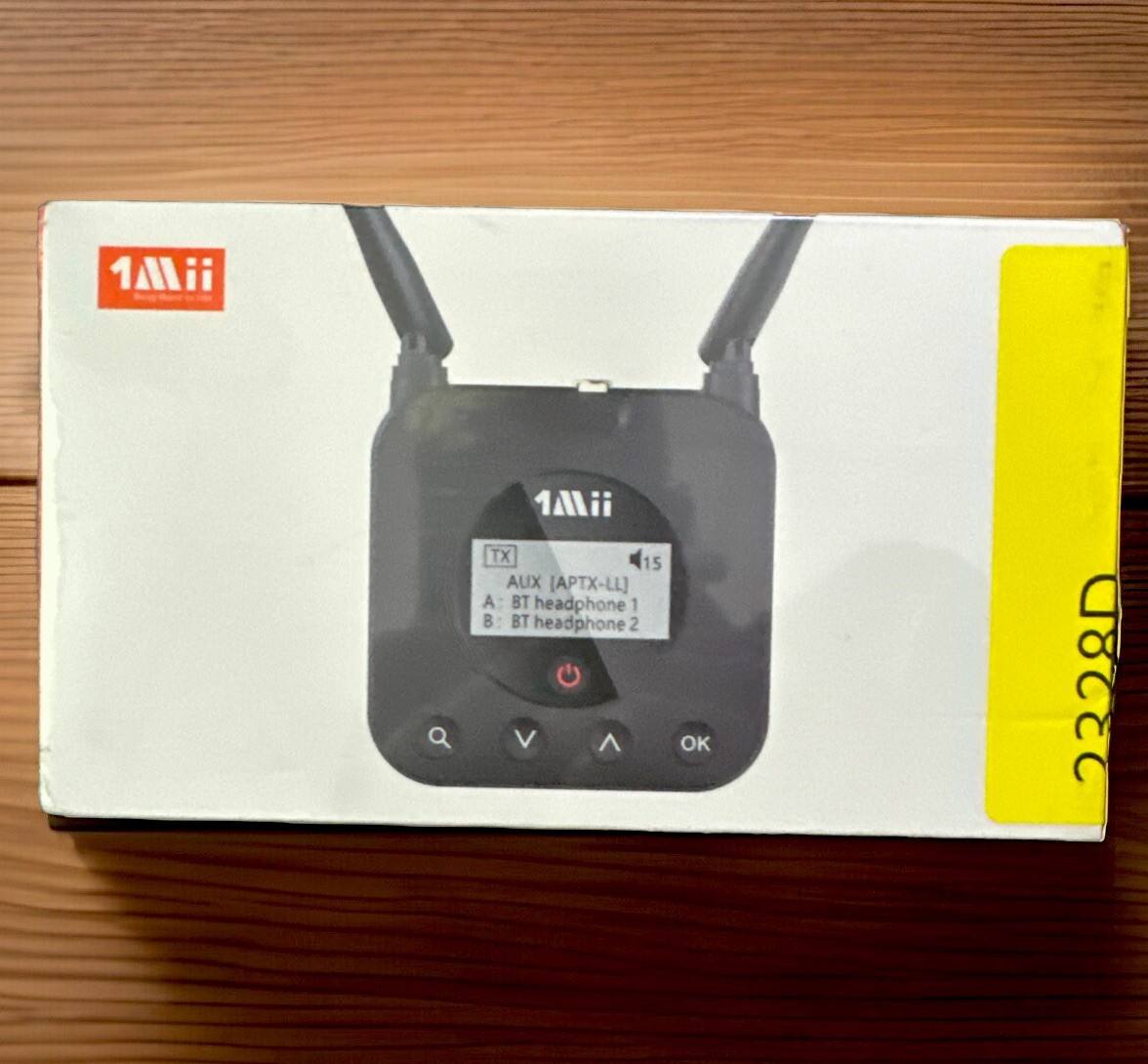 NEW 1Mii B06TX+ Long Range Bluetooth 5.2 Transmitter Tv/pc/projector To Wireless