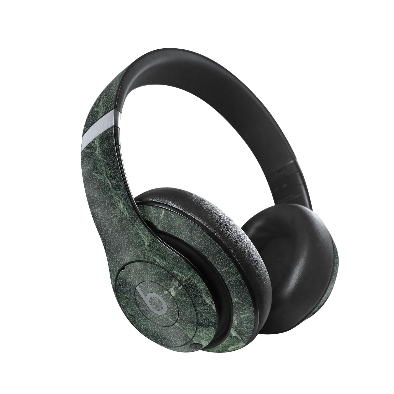 MightySkins Glossy Glitter Skin Compatible with Beats Studio Pro - Green Marb...
