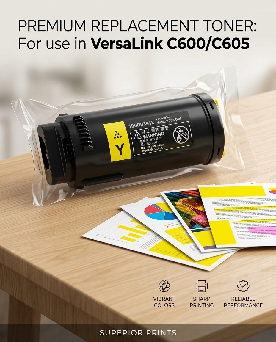 Xerox 106R03918 Yellow Toner Cartridge New Open Box