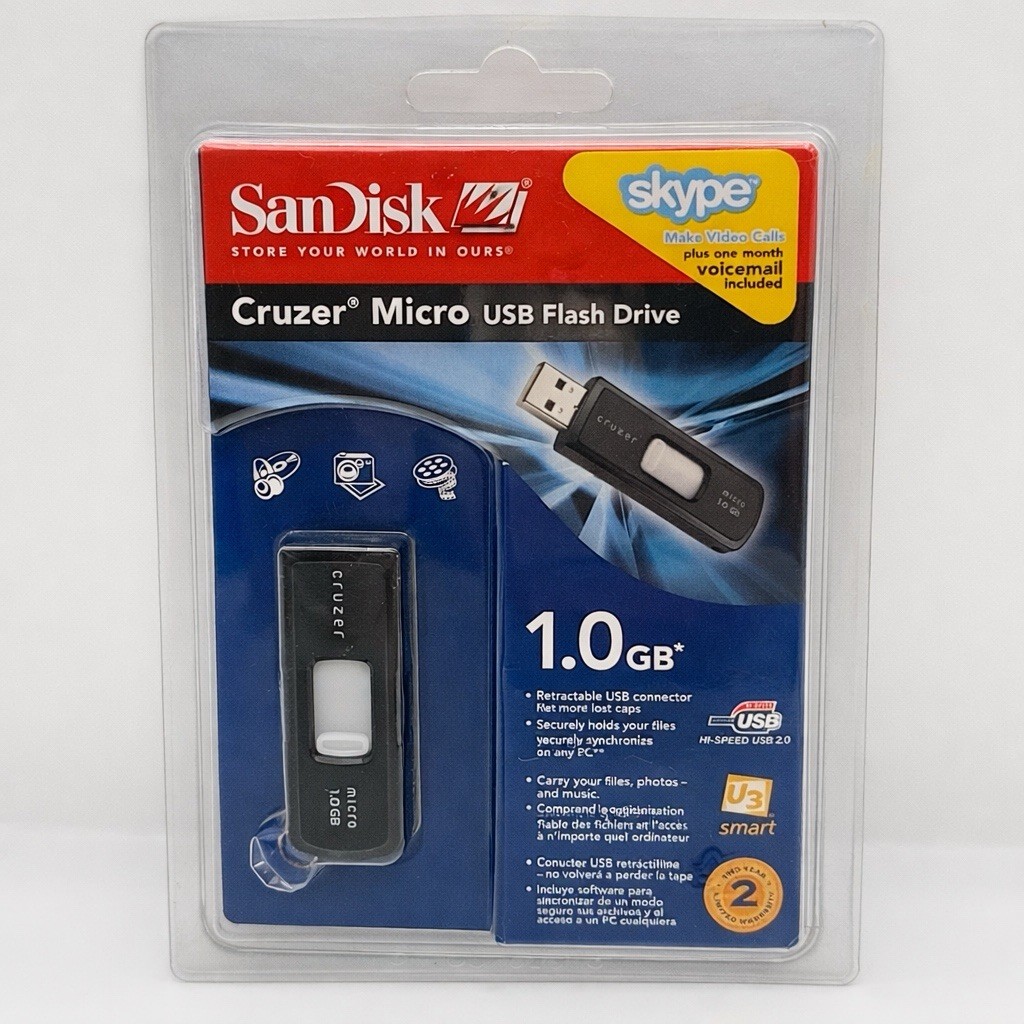 Sandisk Usb Flash Drive 1gb Stick Cruzer Sdcz6-1024-A10 Genuine Original