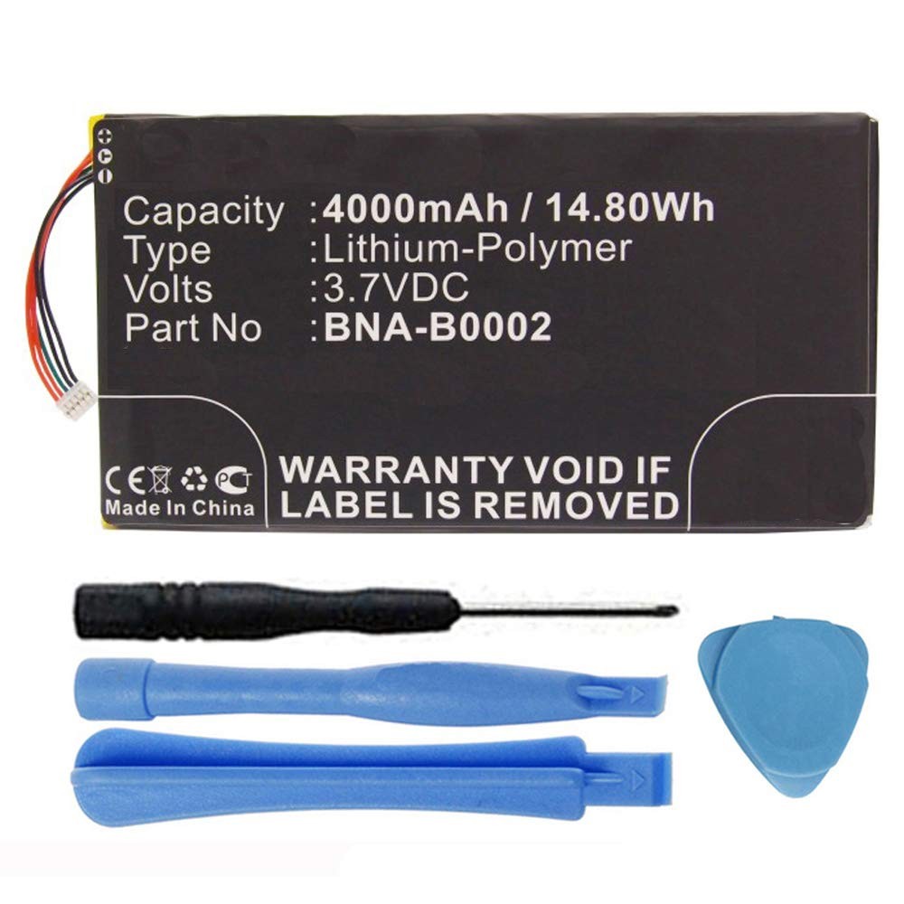 MPF Products 4000mAh BNA-B0002 Battery for NOOK HD 7 BNRV400 BNTV400 w/Tools