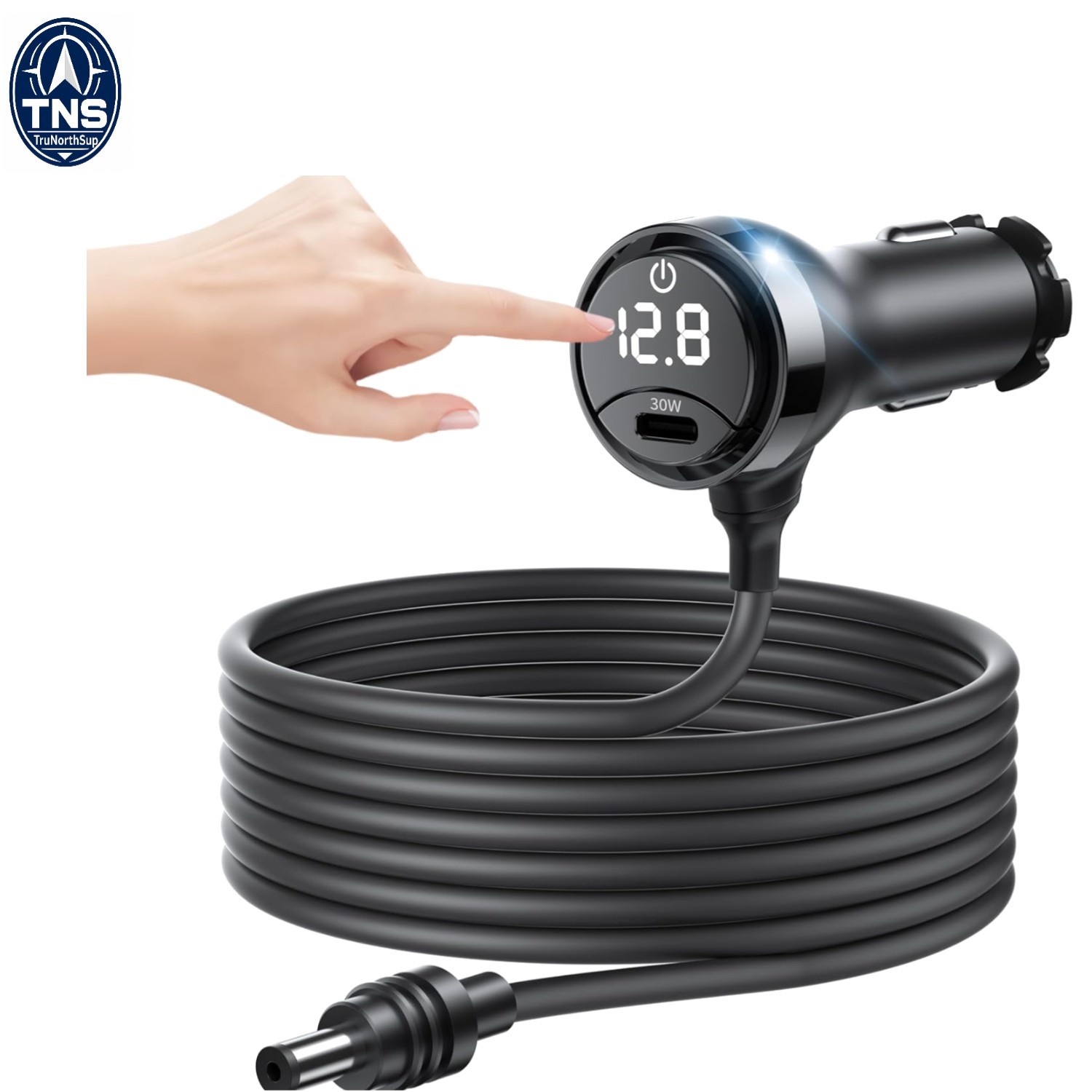 Starlink Mini DC Cable with Switch Waterproof 16AWG Car Charger 10FT