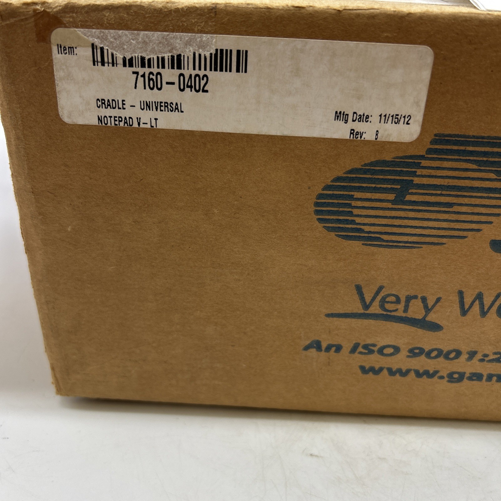 NEW Gamber-Johnson NotePad V-LT Universal Cradle 7160-0402 Sealed Box