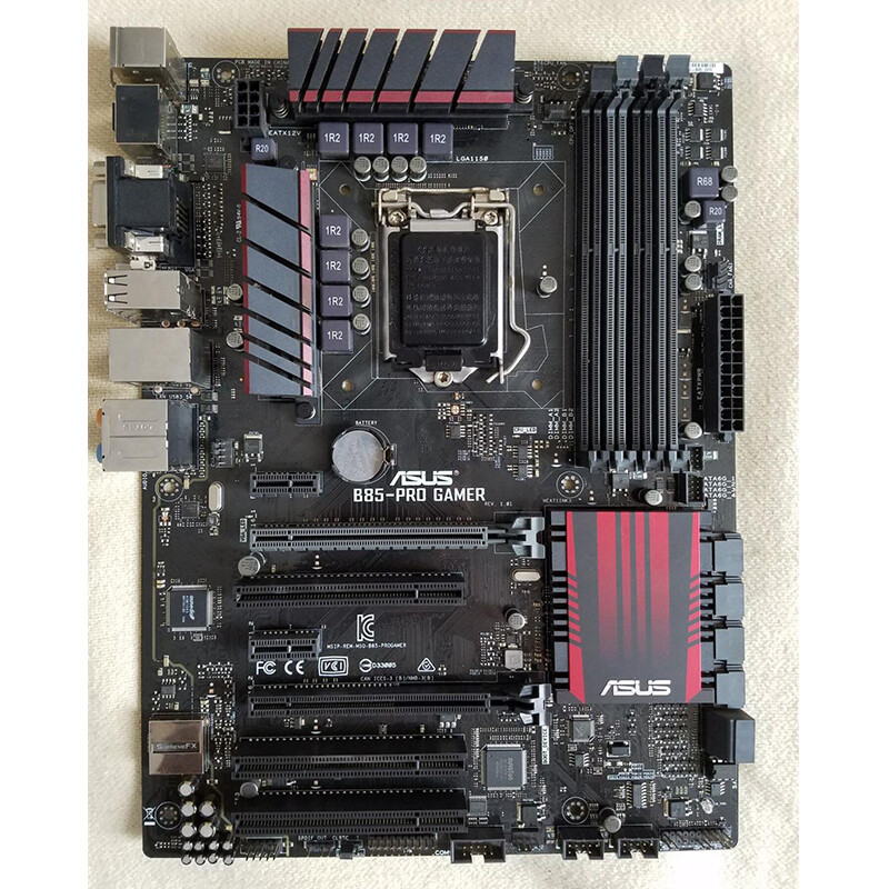 For ASUS B85-PRO GAMER Motherboard LGA1150 DDR3 ATX VGA DVI
