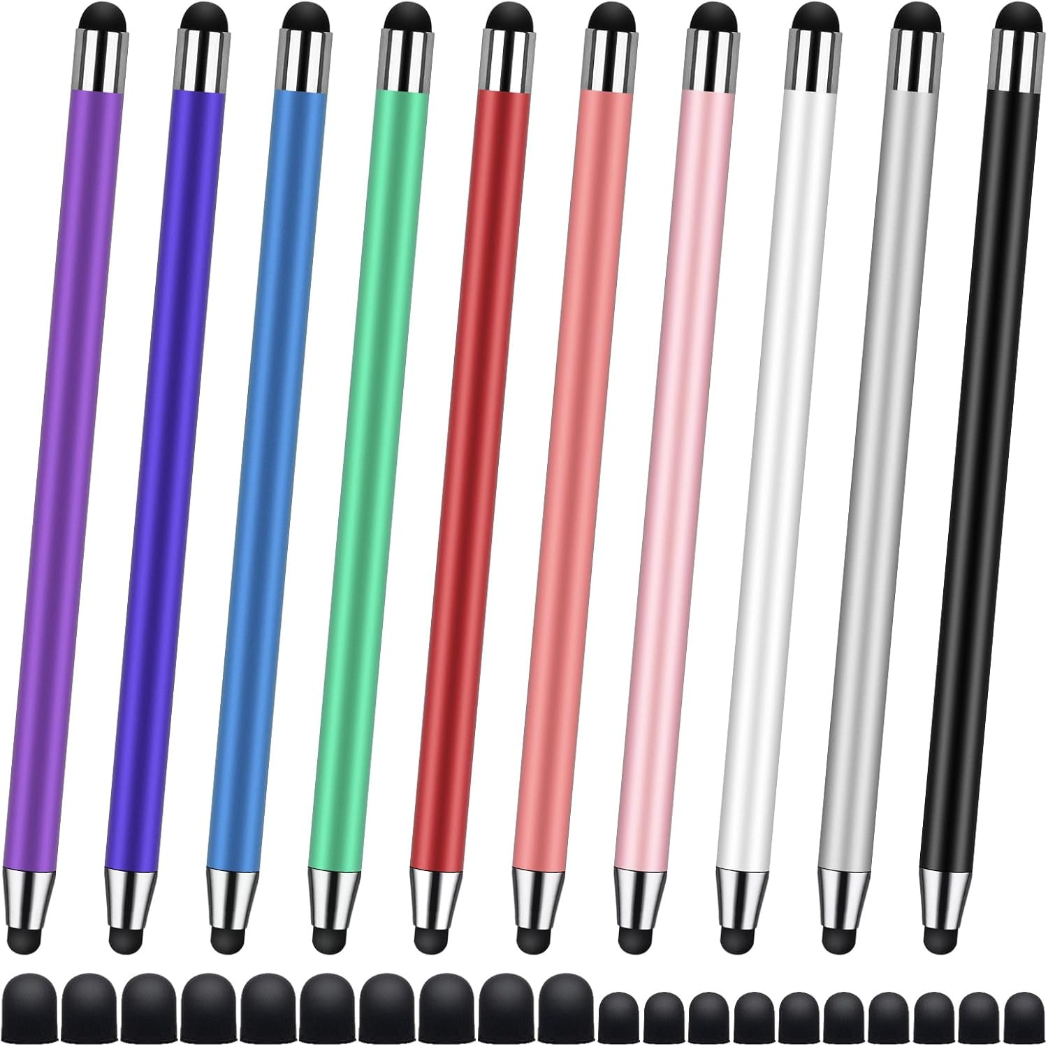 Stylus (10 Pcs),Stylus Pen for Touchscreen.2-In-1 Universal Stylus