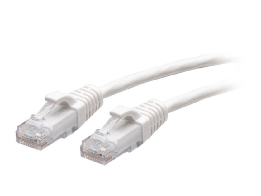C2G Cat6a Snagless Unshielded (UTP) Slim Ethernet Network Patch Cable 1ft, White