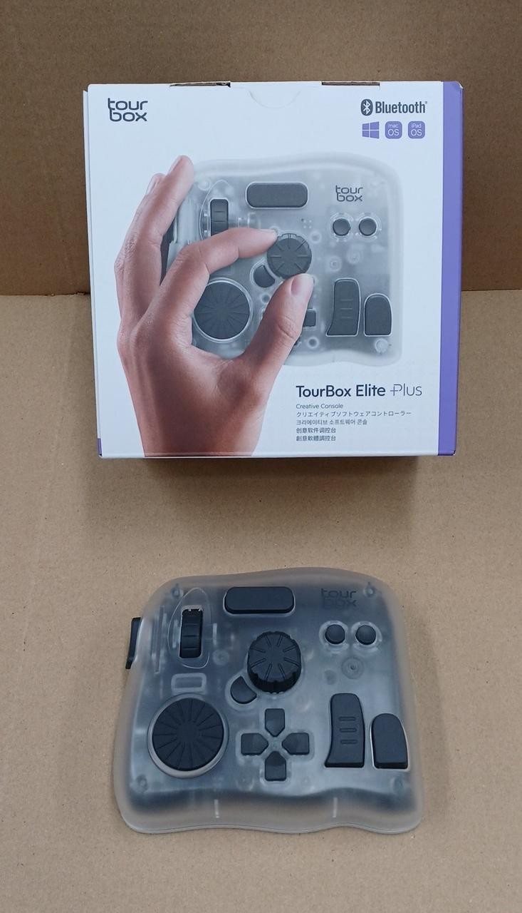 Used TourBox Elite Plus iPad Drawing Bluetooth Controller