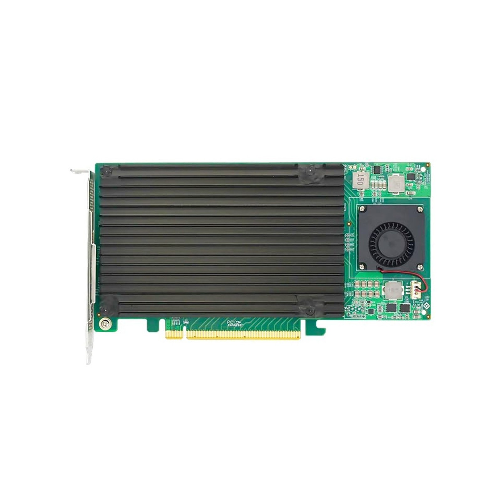 Quad PCIe 3.0 x16 M.2 NVMe SSD Switch Controller Adapter with PLX 8747 PCI Ex...
