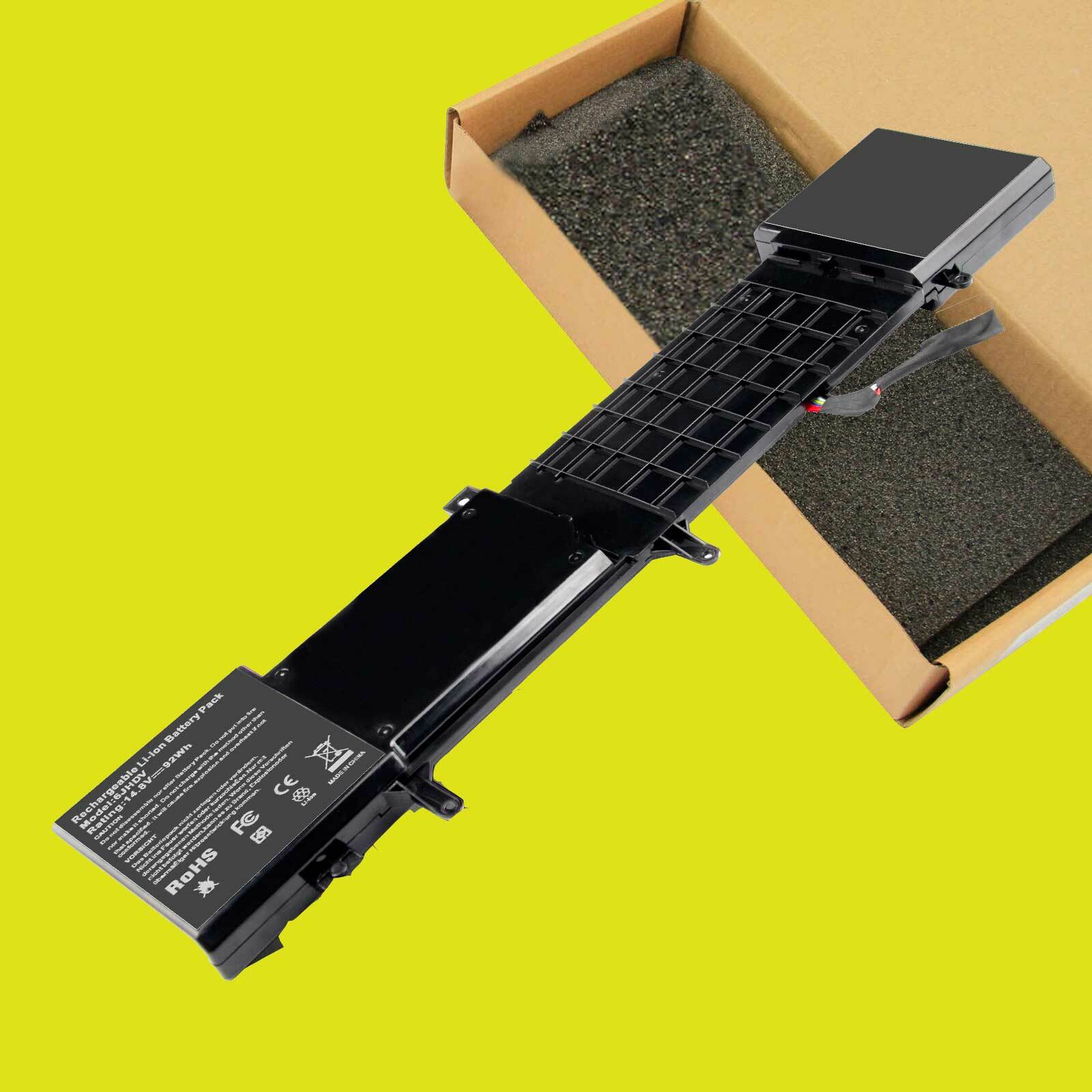 For Dell Alienware 17 R2 R3 14.8V 92Wh 8 Cell 17.3"" Laptop Battery 6JHDV YKWXX