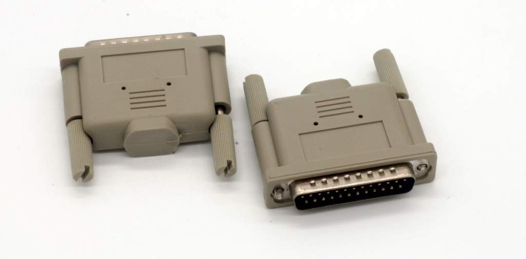 Parallel Loopback Tester Adapter Plug DB25-Male port jack Loop Back Testing