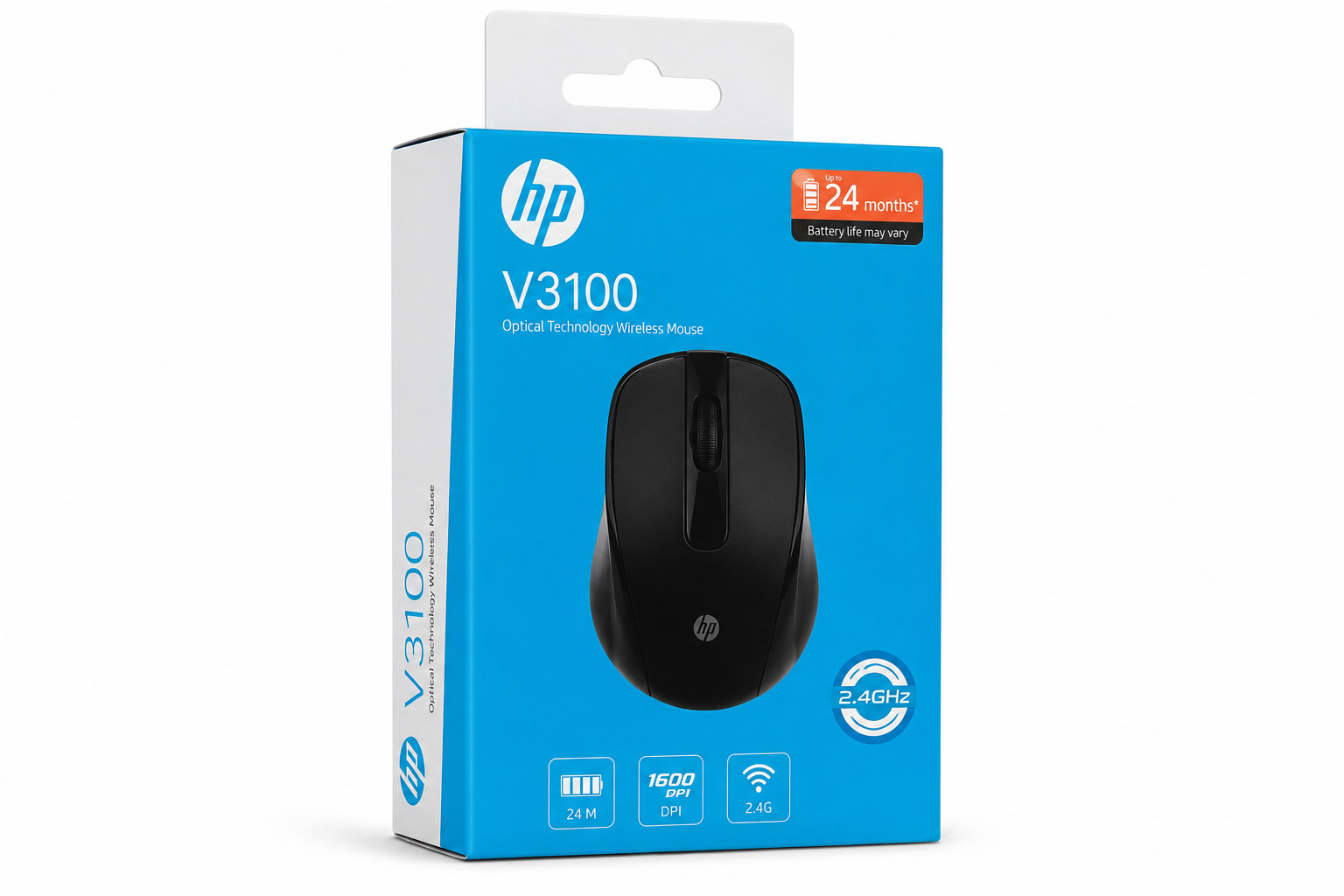 New HP Wireless Mouse V 3100 Optical Technology (BLACK)