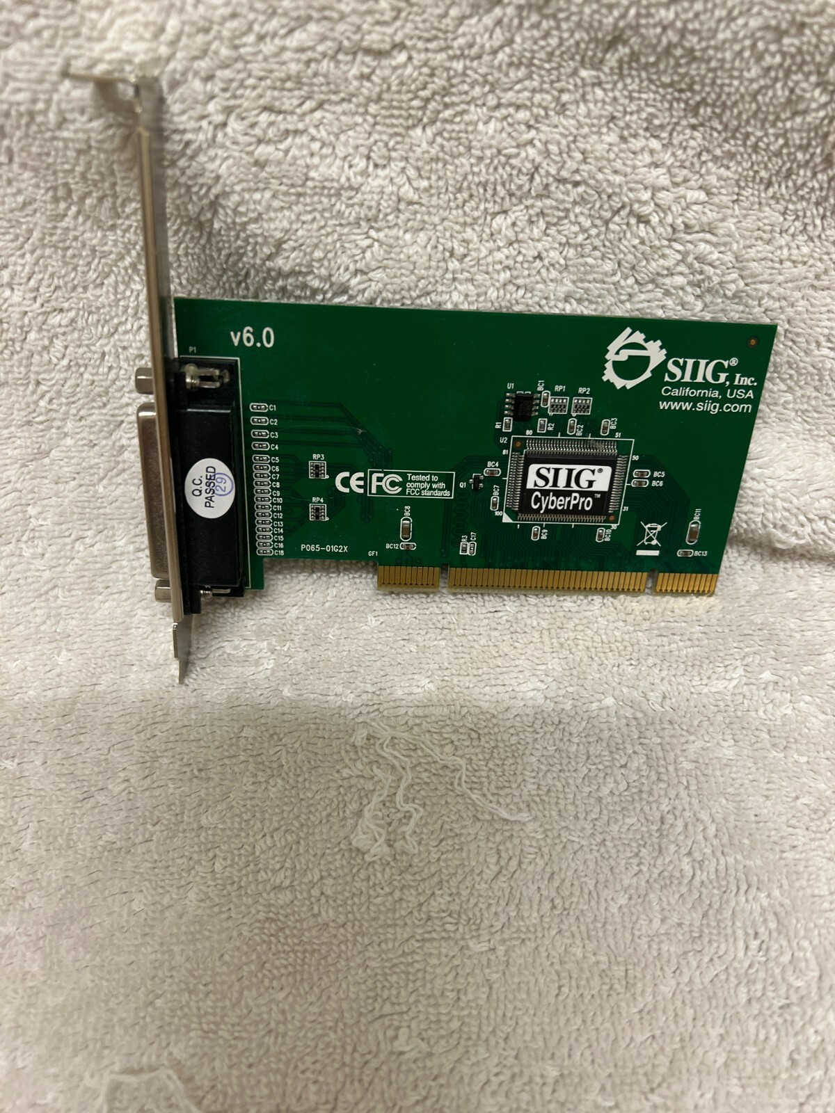 SIIG JJ-P00112-S6 Cyber Parallel PCI ECP/EPP Parallel Port I/O Card 32/64 bit
