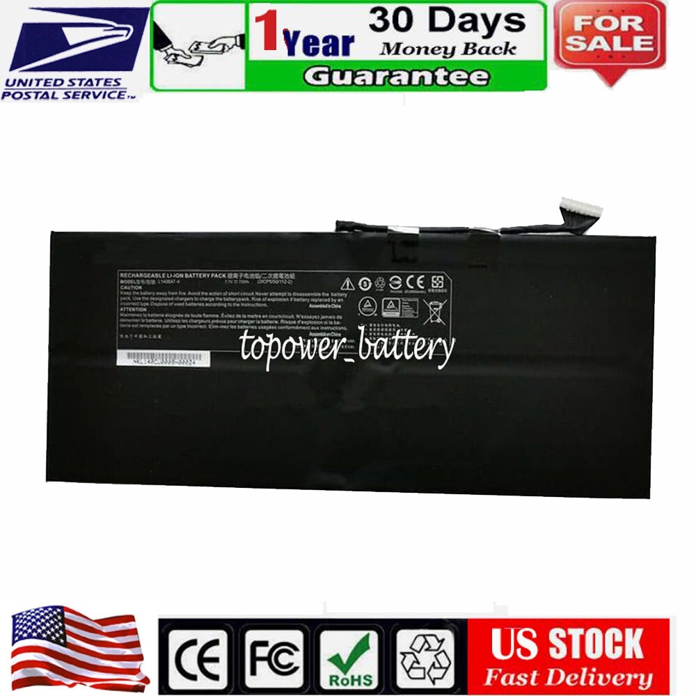 Replacement L140BAT-4 Battery for L140CU L141CU L140MU L141MU L140BAT-4 6-87-L