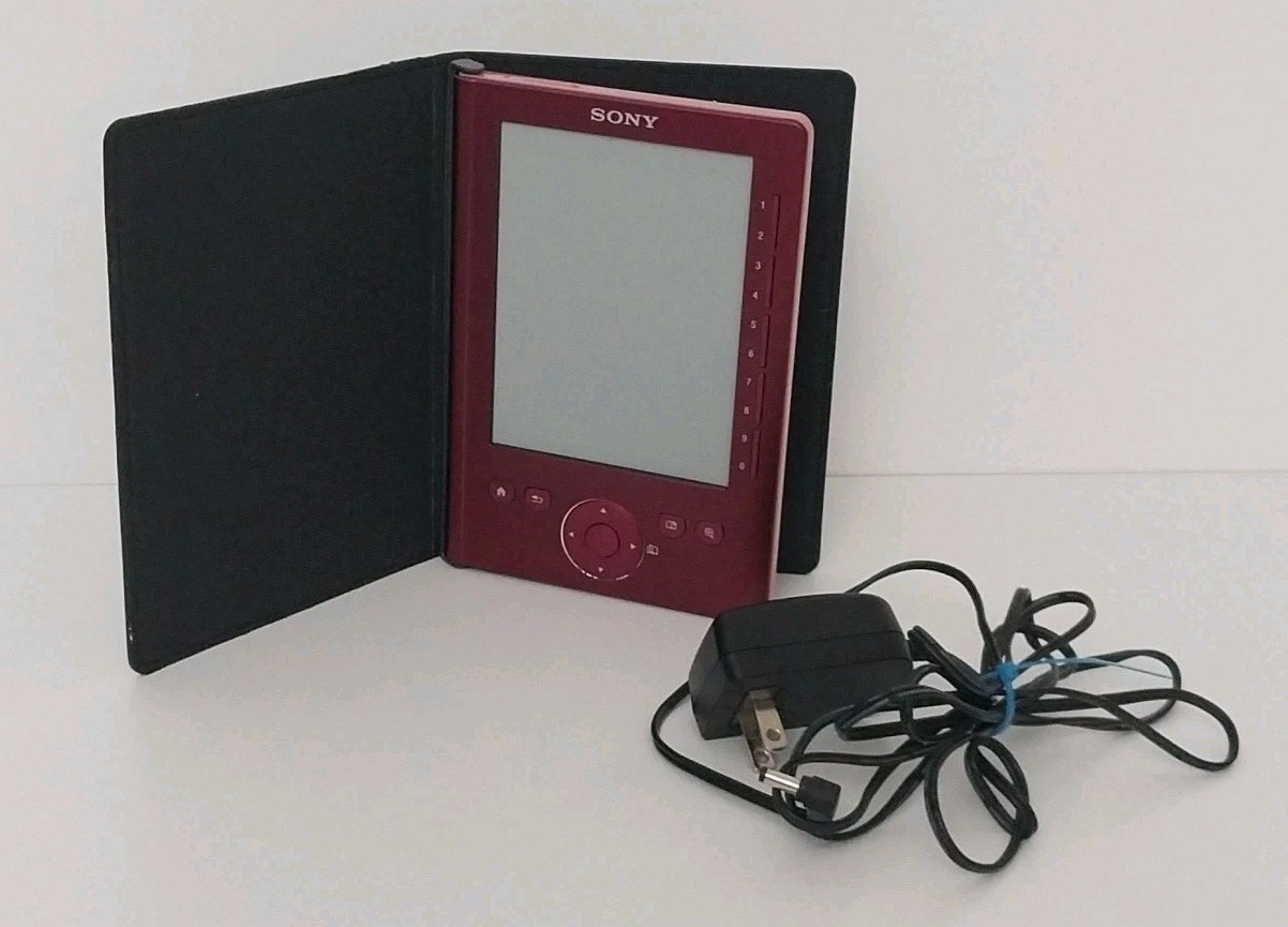 Sony PRS-300 5" Digital E-Reader Pocket Edition Book Reader- Pink Rose - Tested