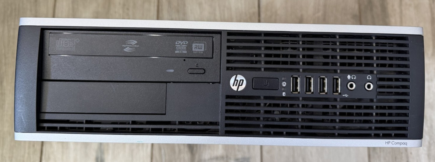HP Elite 8200 (2TB HDD, Intel Core i5-2400, 3.10GHz, 8GB RAM) SFF Desktop)
