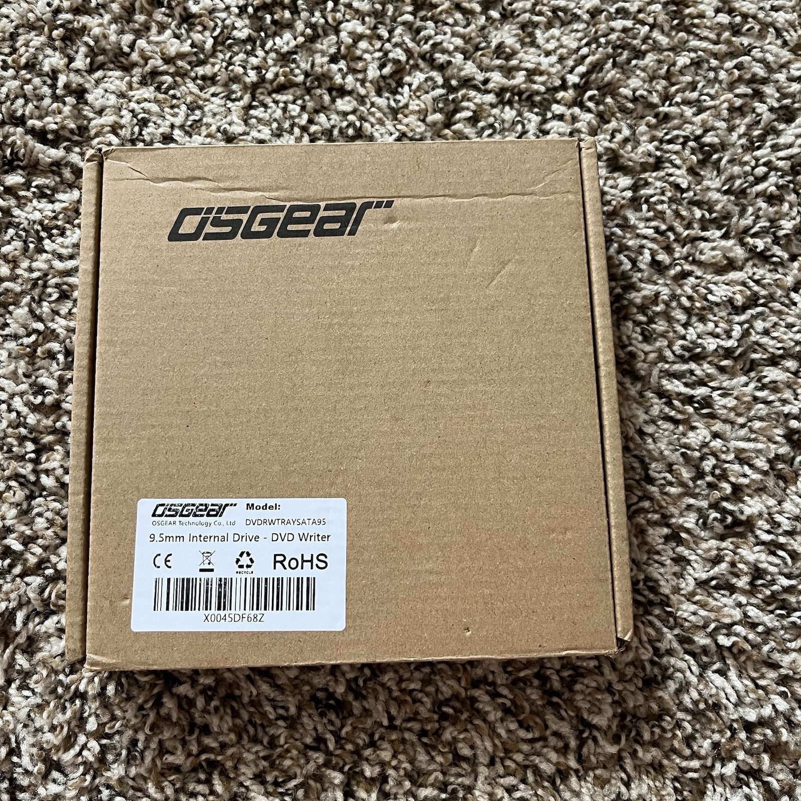 OSGEAR Internal 9.5mm slim Super Multi DVD Rewriter. Open Box