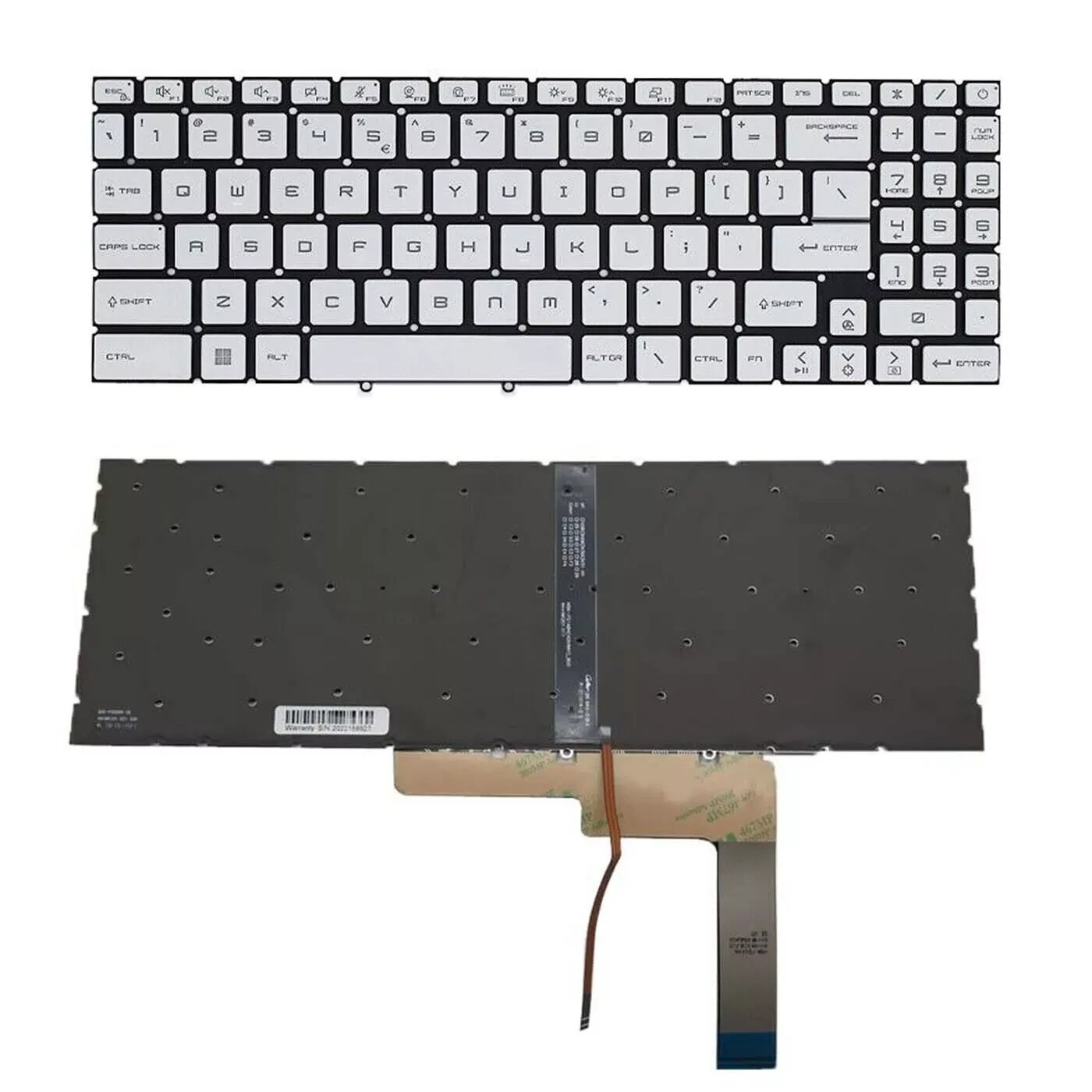Keyboard For MSI Sword 15-A11U A11UC A11UD A11UE A11UG Laptop English US Backlit