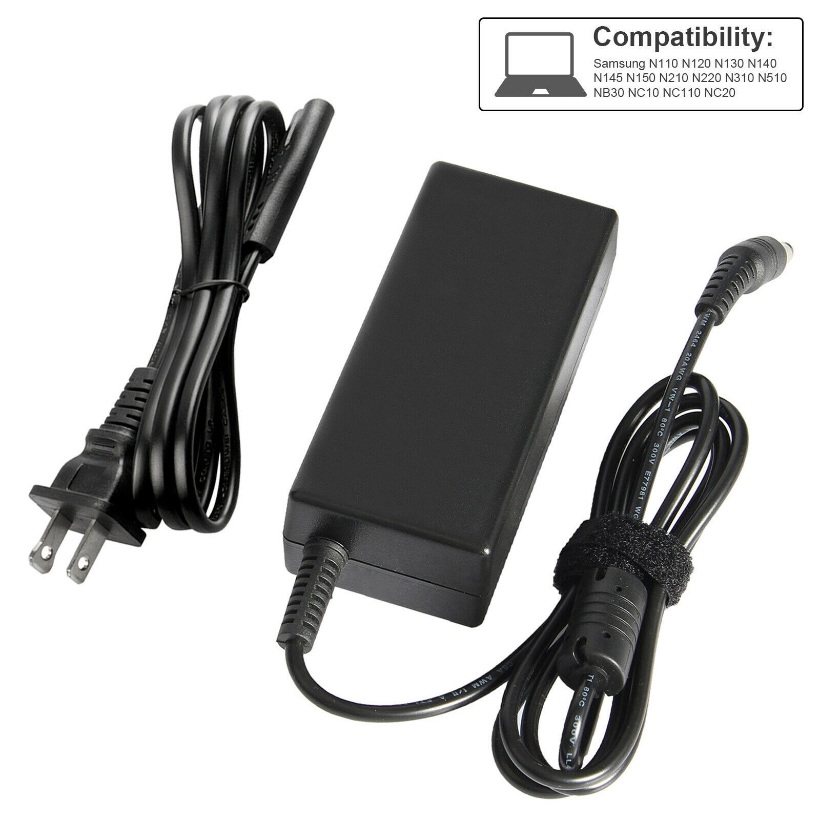 AC Adapter Charger For Samsung R580 RV515 Np365e5c R540 Np-q430 Np510r5e R480 