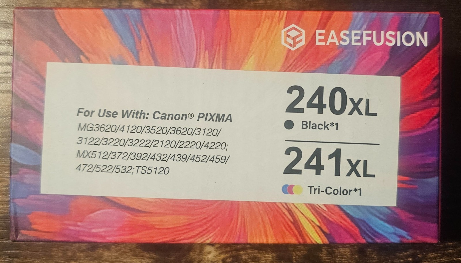 Easefusion 240XL 241XL Ink Cartridge Replacement for Canon Printer