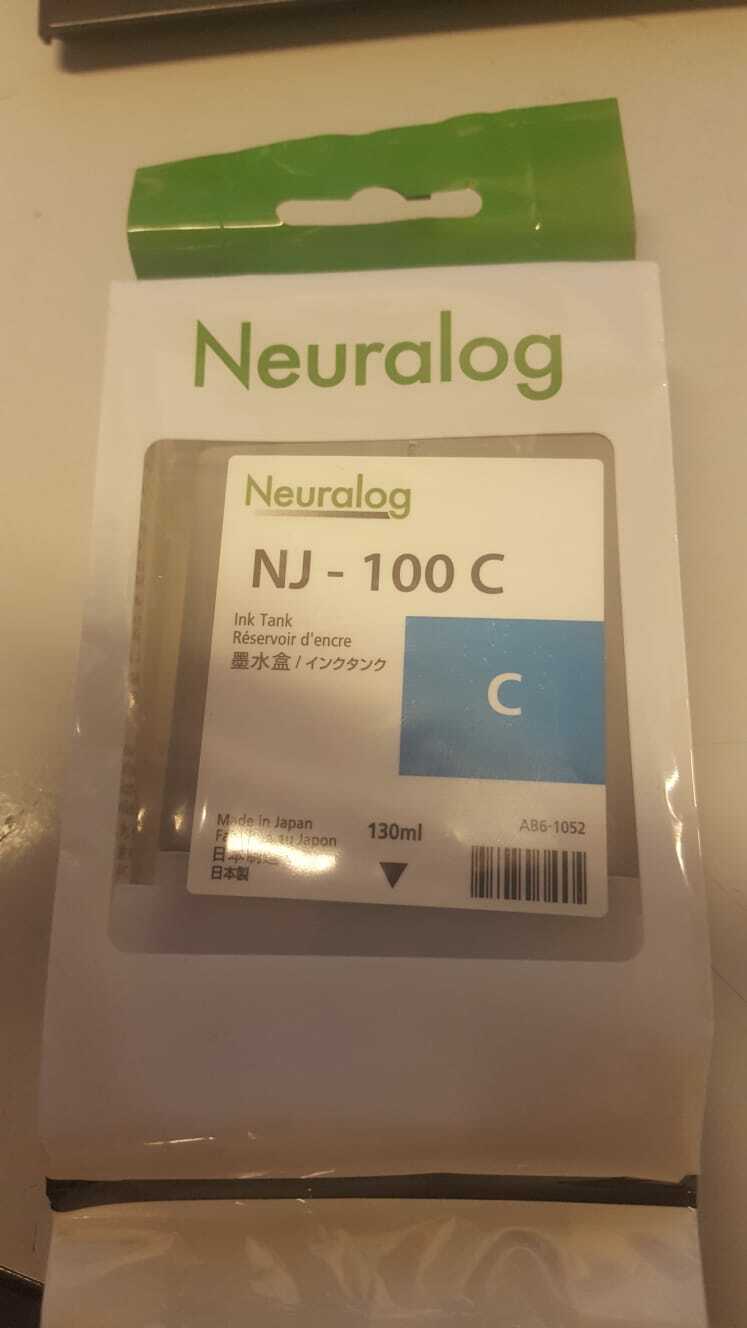 Genuine Neuralog NJ-100C AB6-1052 Ink 130ml Cyan New