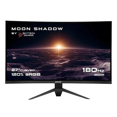 Skytech Gaming 27" Curved LED Computer Monitor Black