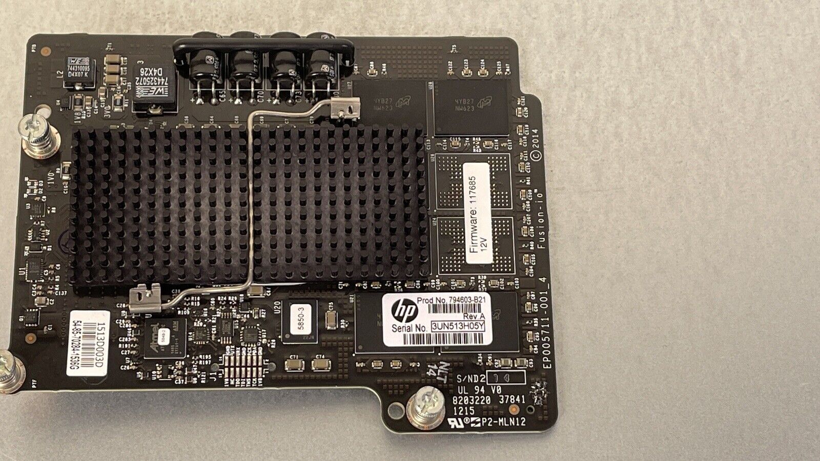 HP 1.2TB SanDisk ioMemory SX300-1200 MEZZANINE PCI-e SSD MLC Flash 98 - 100%