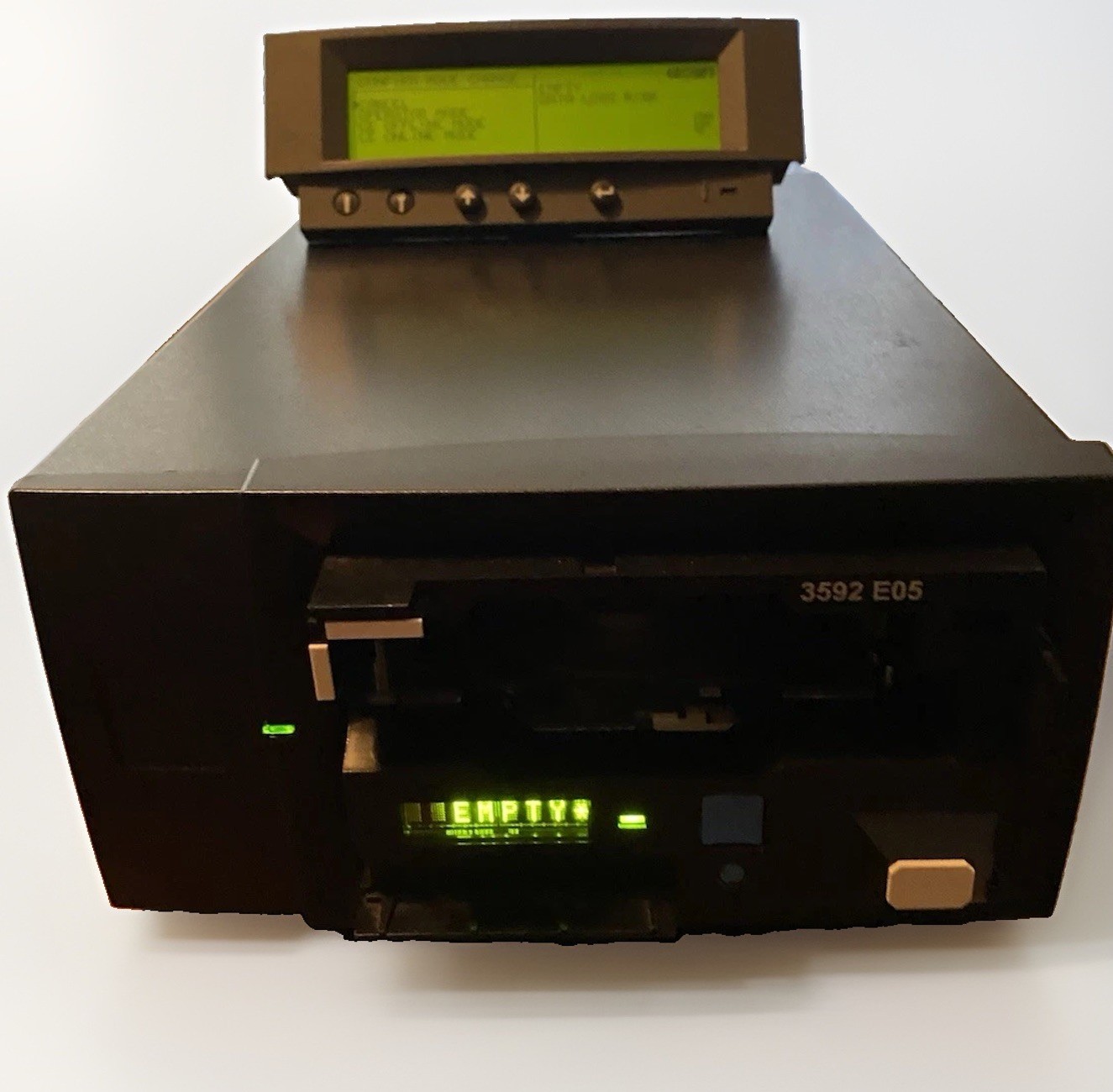 Tested-Used Custom External Desktop w/Command Display,IBM 3592E05, FC Tape Drive