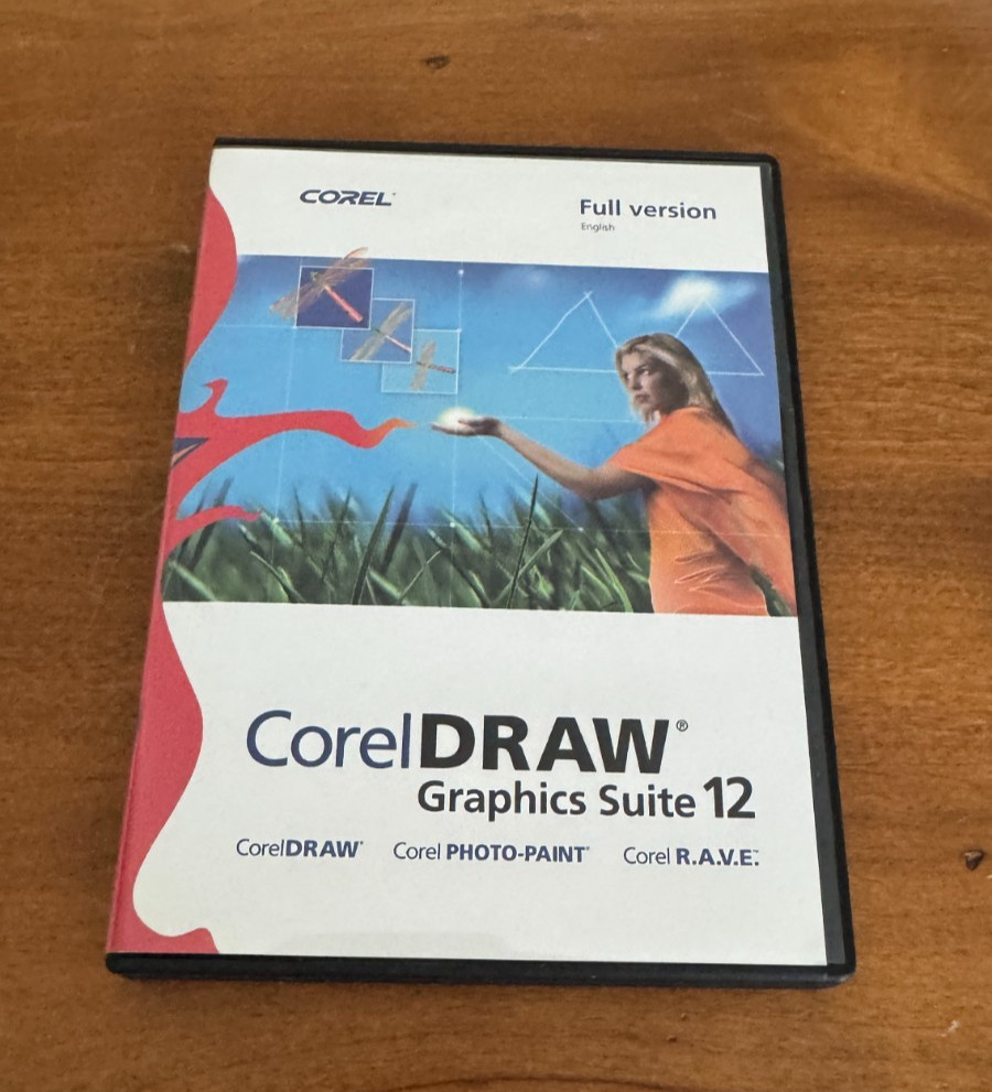 Corel CorelDRAW Graphics Suite 12 For Windows (Full Version)  - New