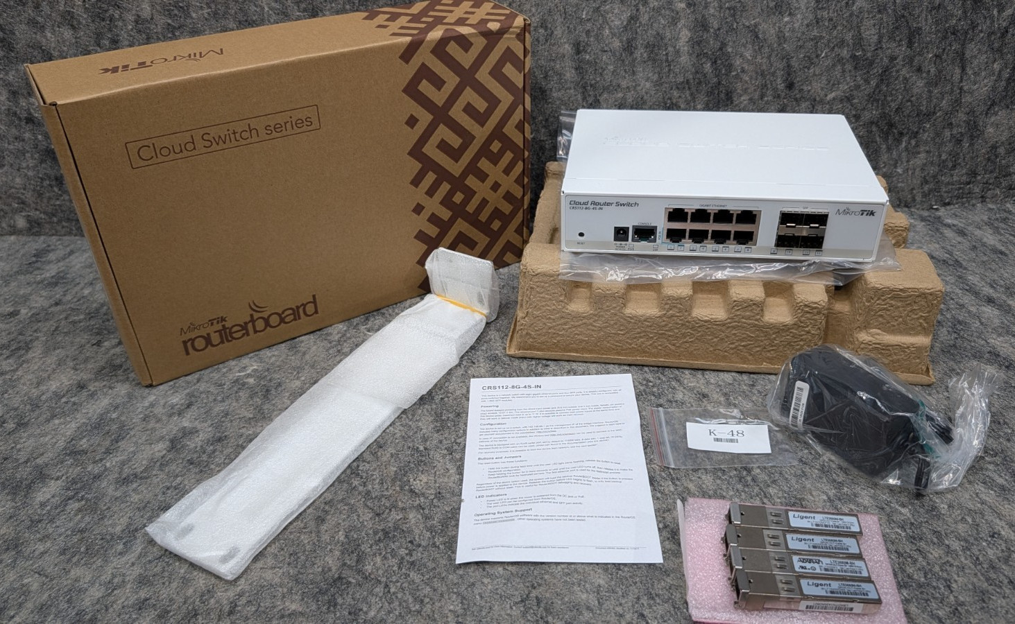 Mikrotik Router CRS112-8G-4S-IN 8 port Gigabit Cloud Switch 112-8G-4S-IN 4xSFP
