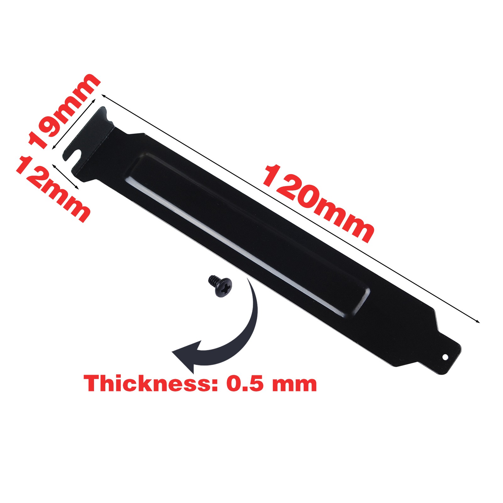PCI Slot Cover Hard Steel Mesh Dust Filter Blanking Plate Desktop PC GPU Shield