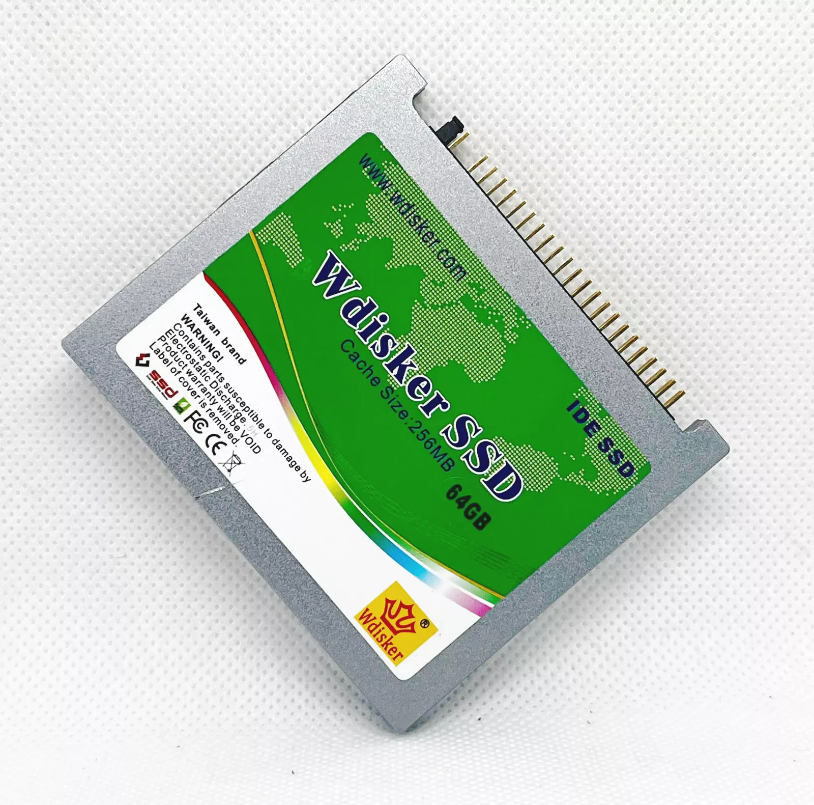 Wdisker SSD W18PM 1.8" 64GB IDE SSD Cache  flash memory (Made in TAIWAN)