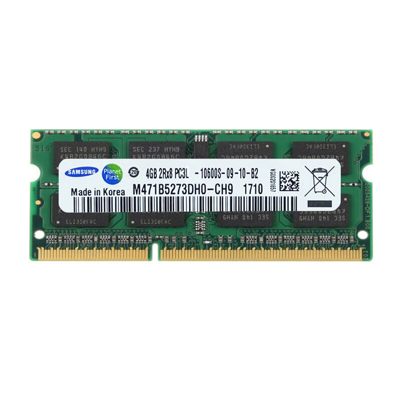 Samsung DDR3L 1333Mhz 16GB 8GB 4GB 2Rx8 PC3L-10600S SODIMM Laptop Memory Memory
