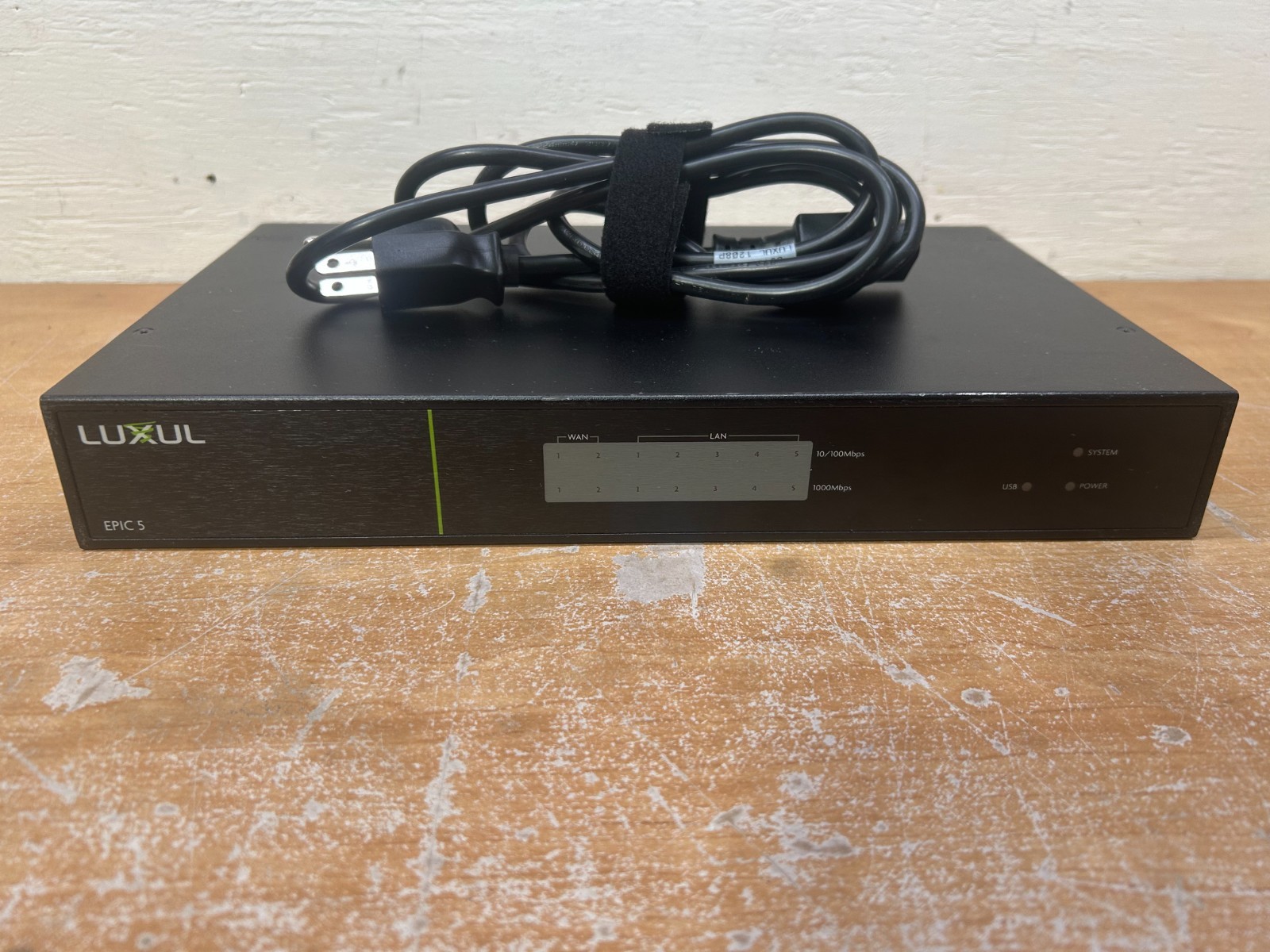 Luxul Epic 5 ABR-5000 High Performance Gigabit Router w/ Power Cord Tested.
