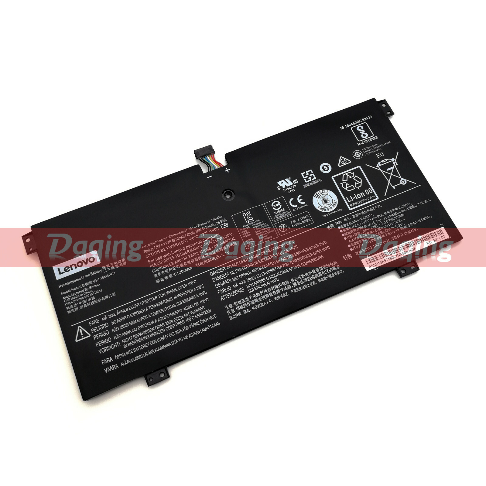 New Original L15M4PC1 L15L4PC1 40Wh Battery for Lenovo Yoga 710-11IKB 710-11ISK