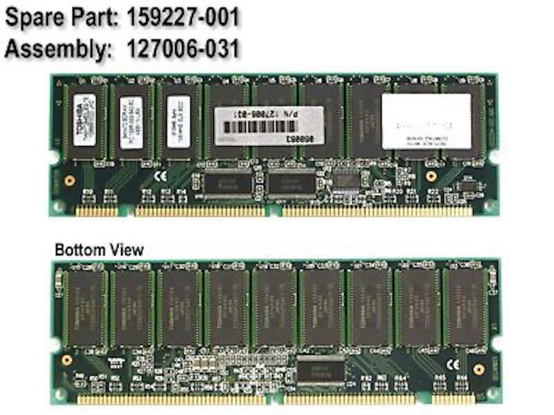 128279-B21 I Genuine HP 512MB SDRAM ECC Memory Module 133MHz PC133