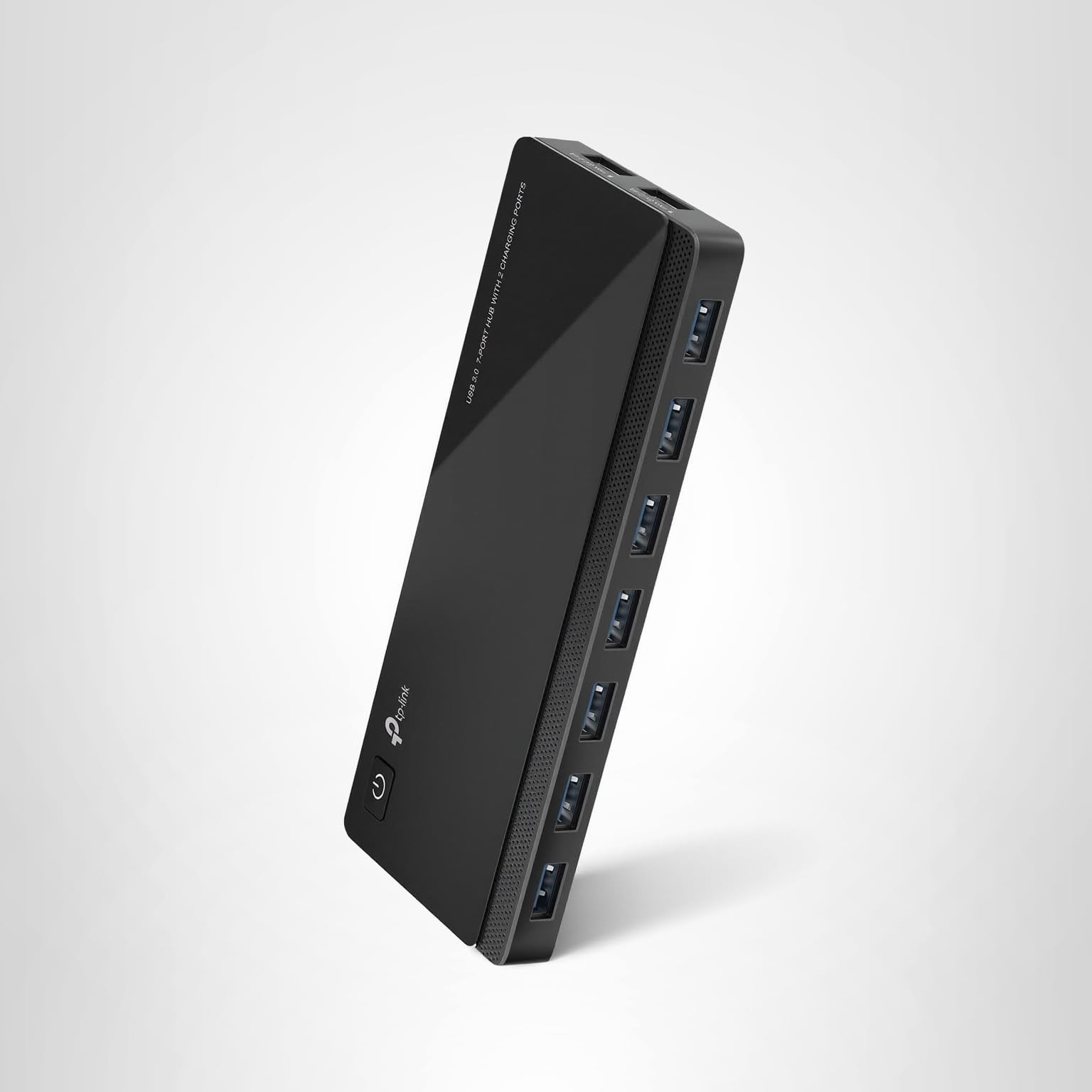 TP-Link USB 3.0 Hub 7 Data Ports 2 Smart Charging Ports Black UH720
