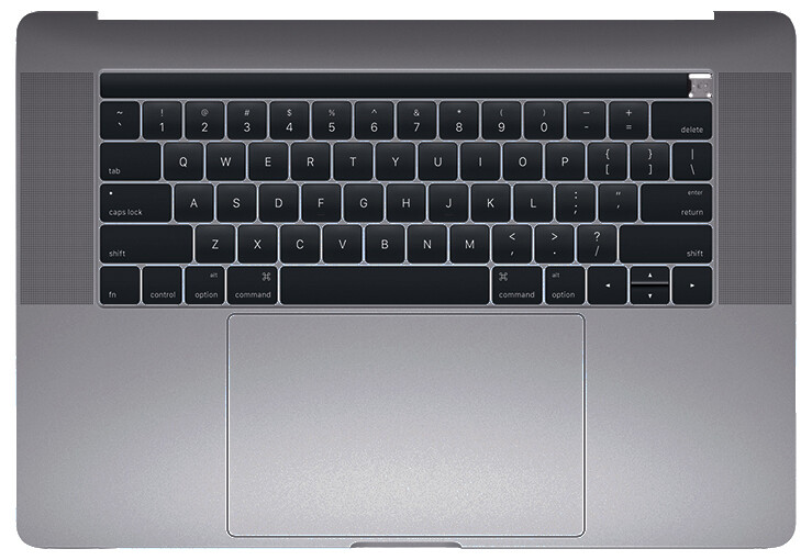 GENUINE MacBook Pro 15 2018 2019 A1990 Top Case (Palmrest) Battery - Space Gray